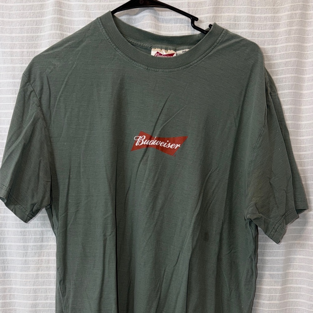 Budweiser Olive Short Sleeve Tee
